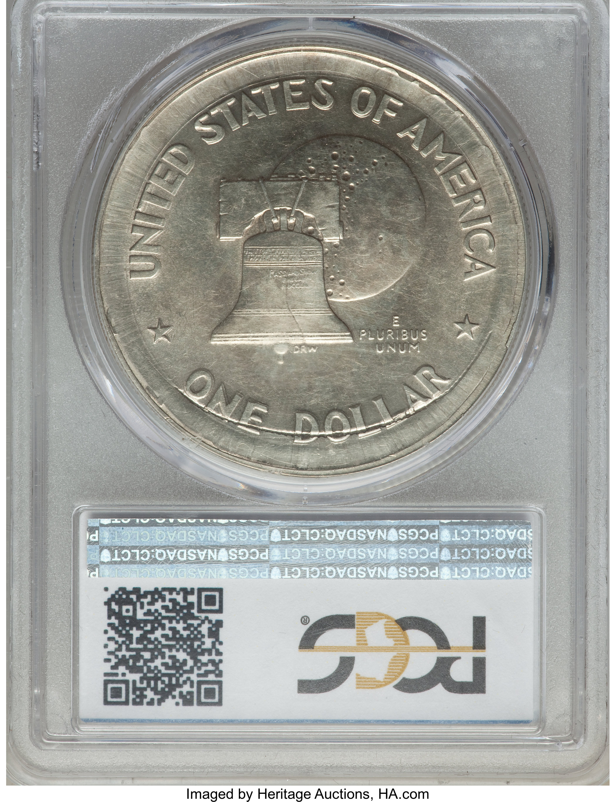 1976-S $1  Silver AU58 thumbnail 2
