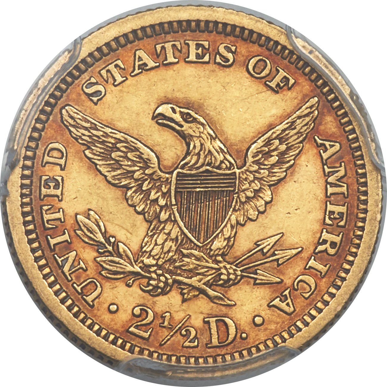 image for: 1885 $2 1/2 PR55 PCGS. CAC....