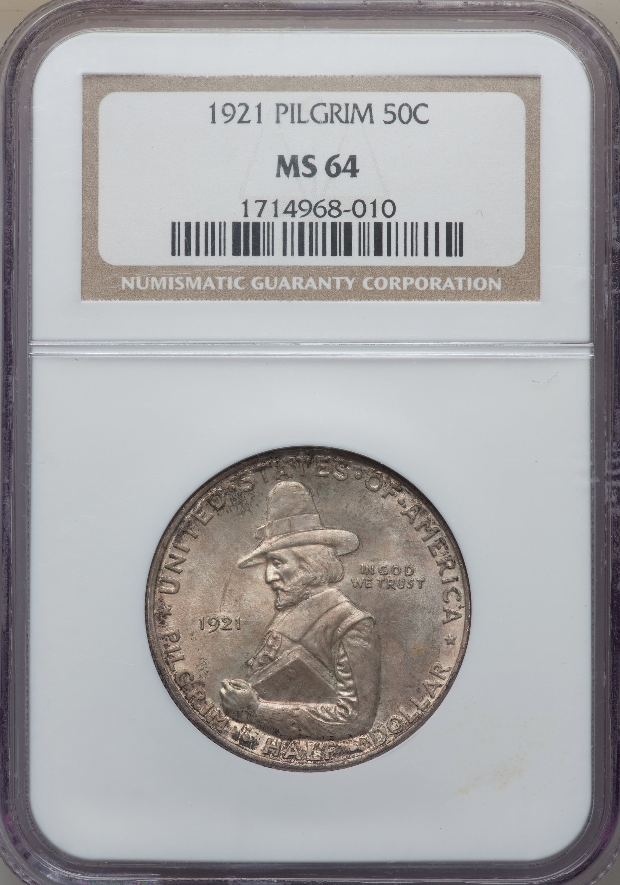 1920 50c Pilgrim VF35 CAC thumbnail 12