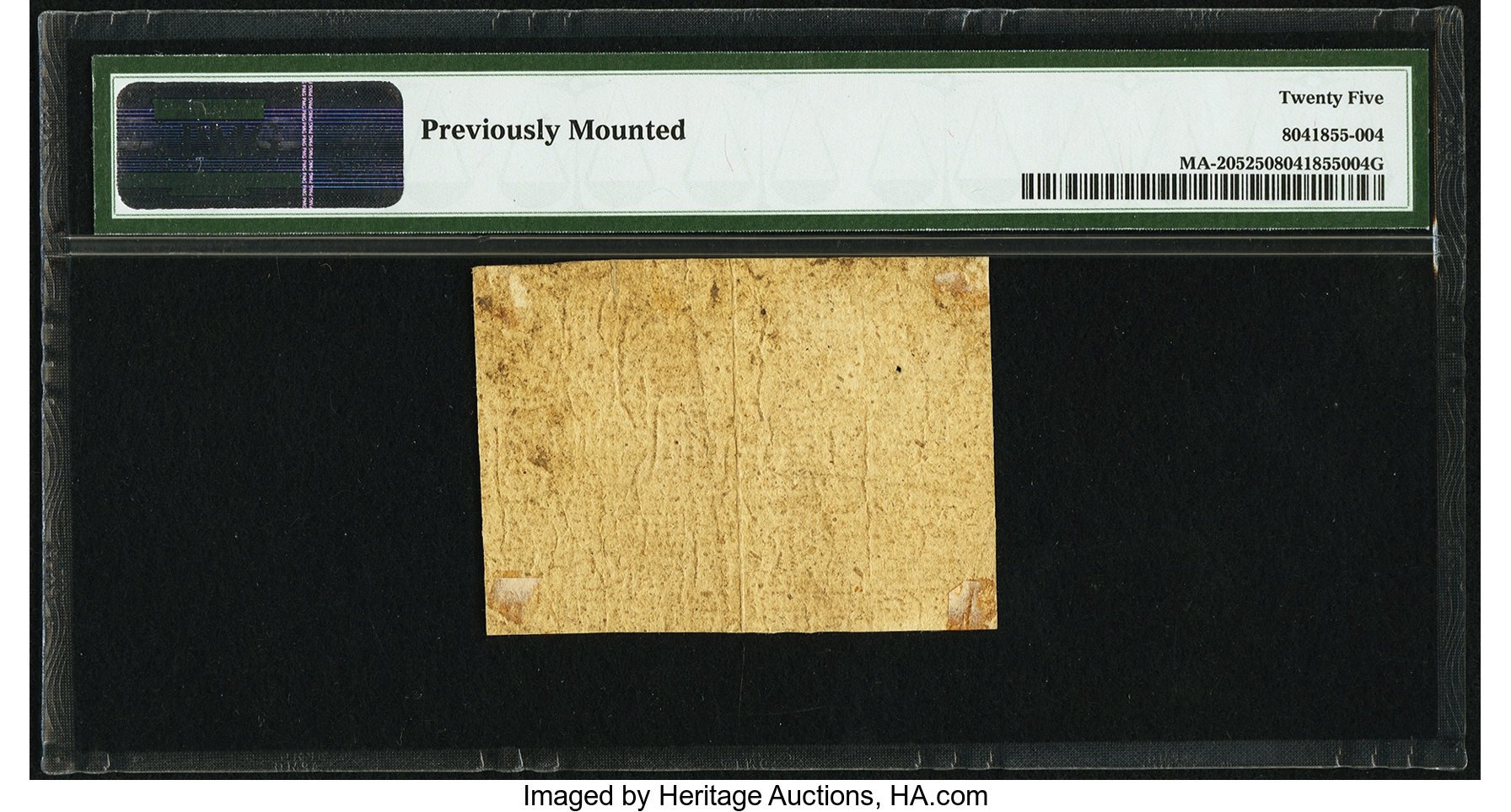 image for: Massachusetts June 18, 1776 5s 4d PMG Very Fine 25....