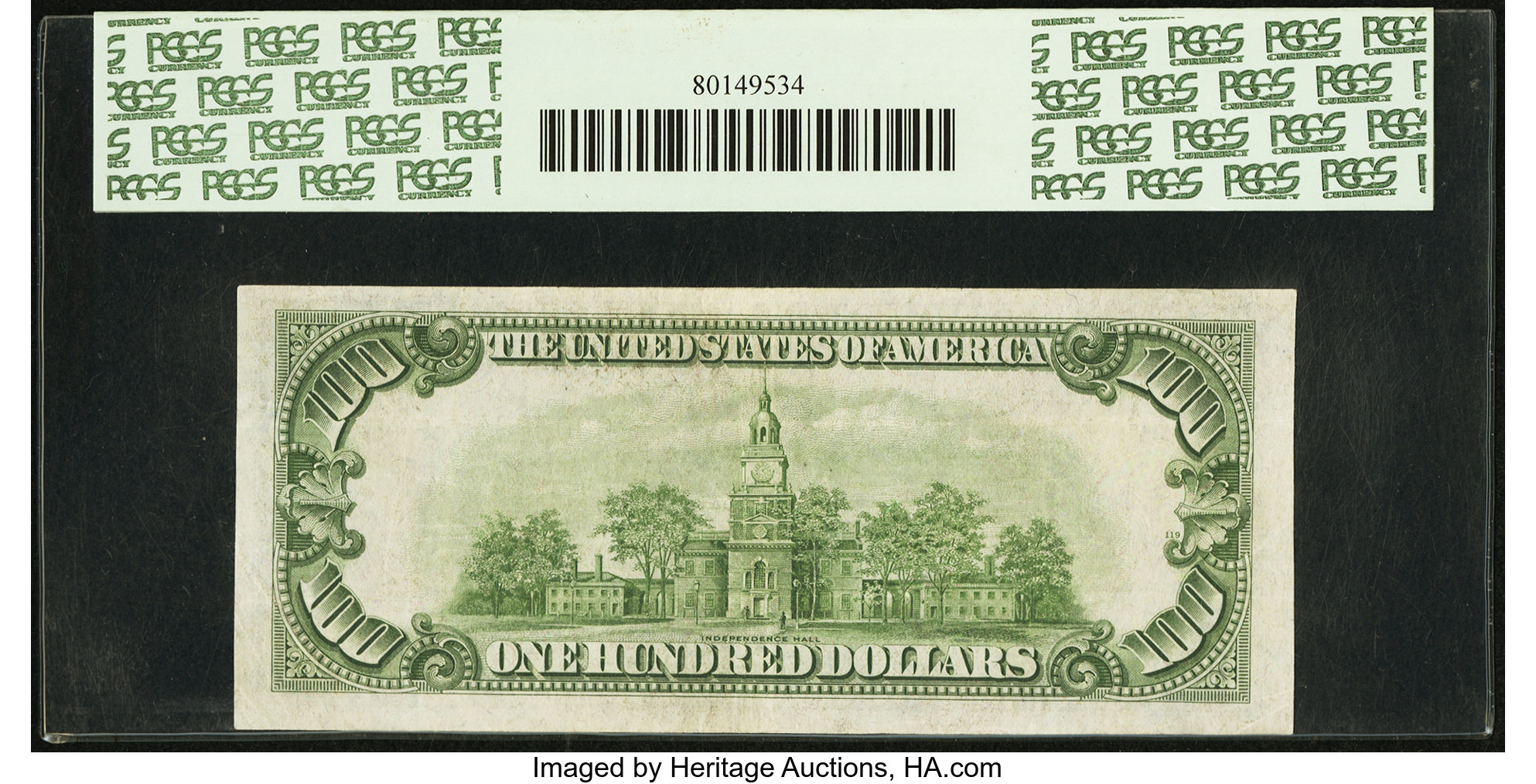 image for: Fr. 2152-E* $100 1934 Mule Federal Reserve Note. PCGS Very Fine 30....