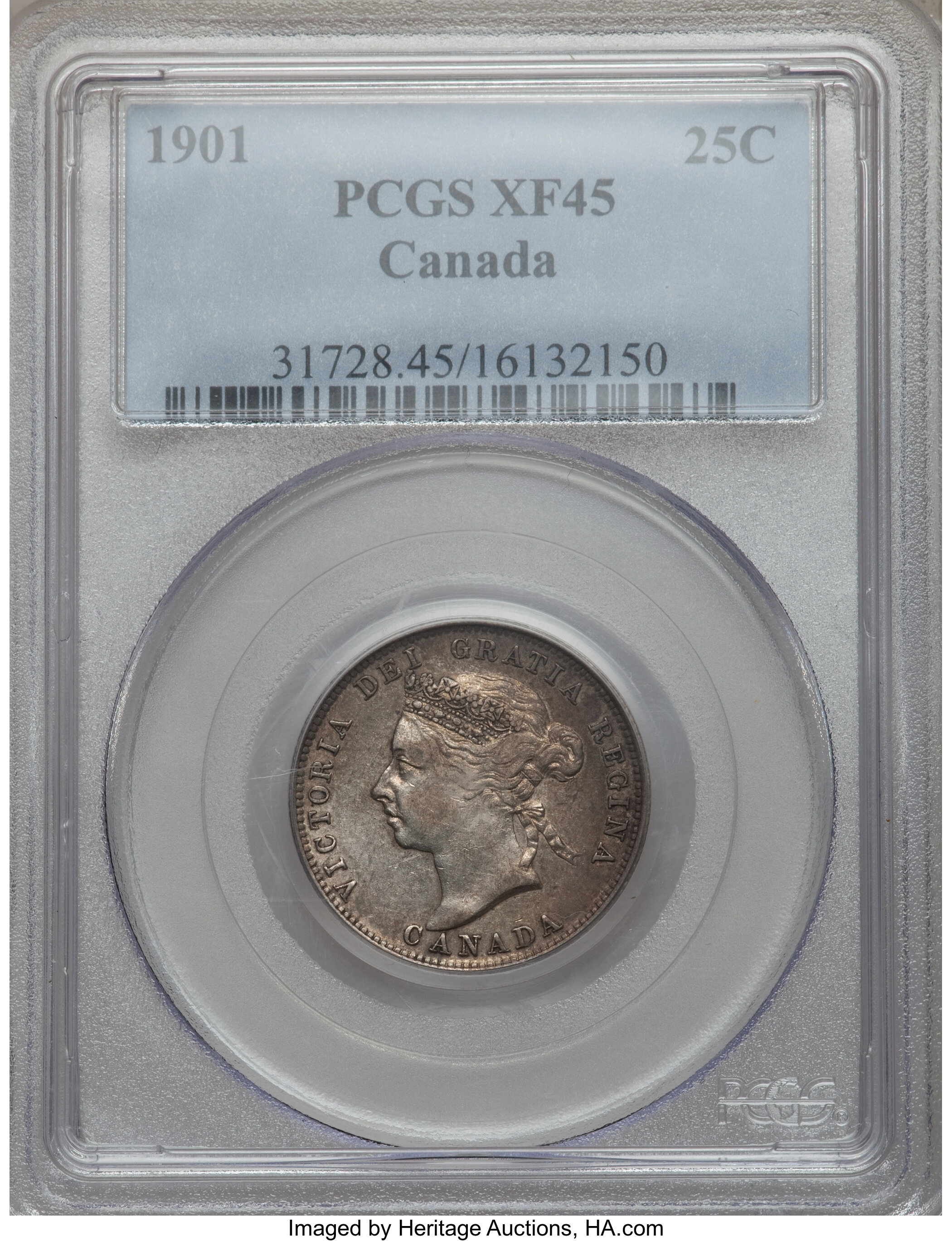 image for: Victoria 25 Cents 1901