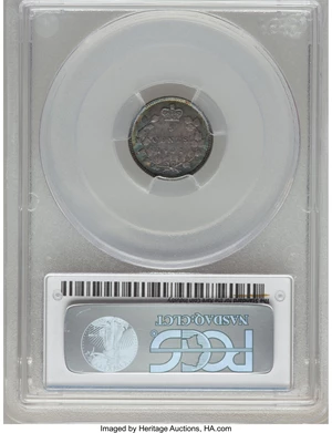 image for: Victoria 5 Cents 1901 AU58 PCGS