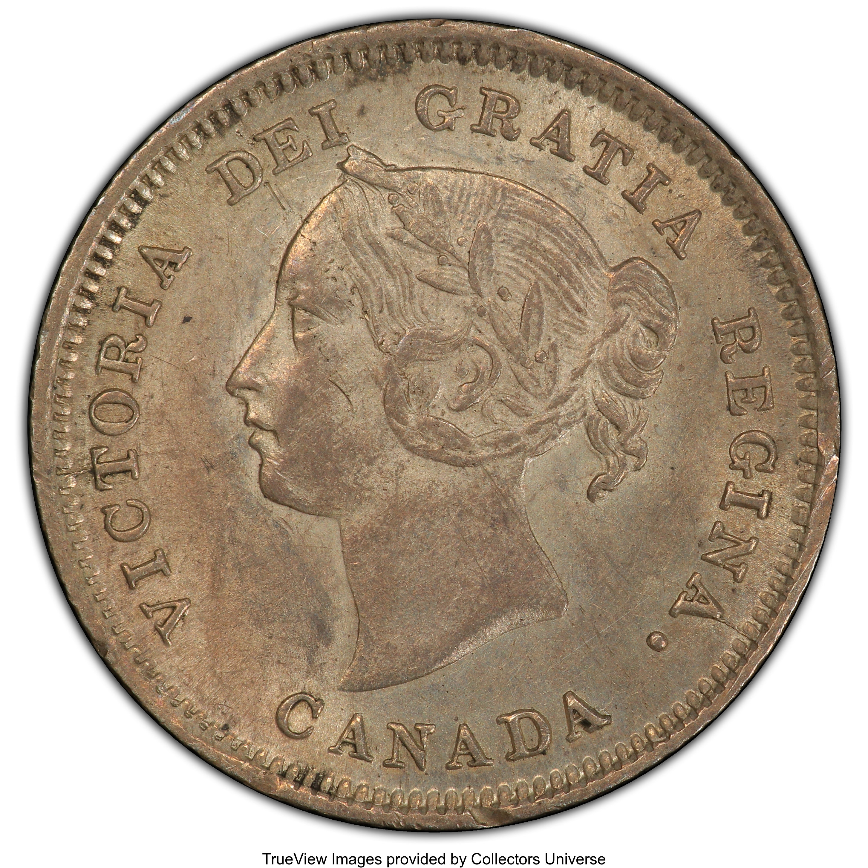 image for: Victoria 5 Cents 1881-H MS62 PCGS