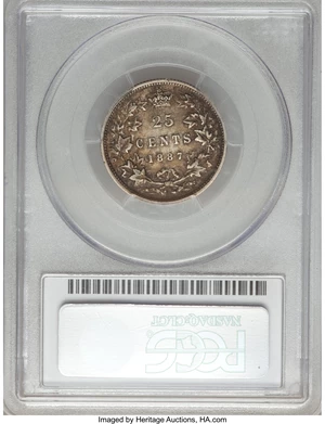 image for: Victoria 25 Cents 1887