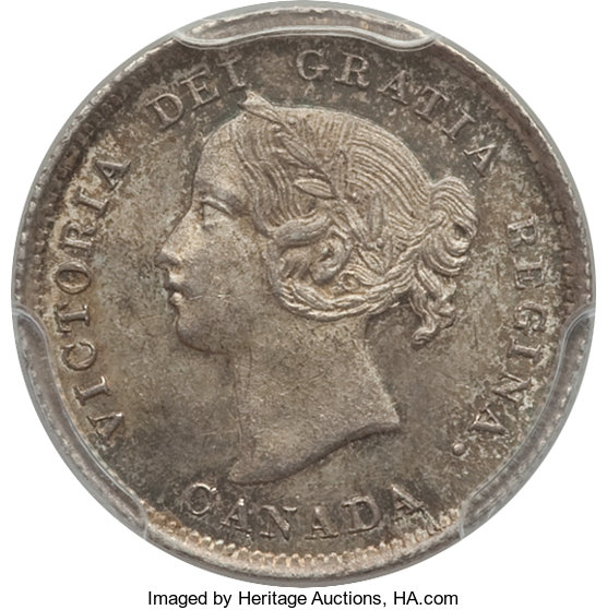 image for: Victoria 5 Cents 1892 MS64 PCGS