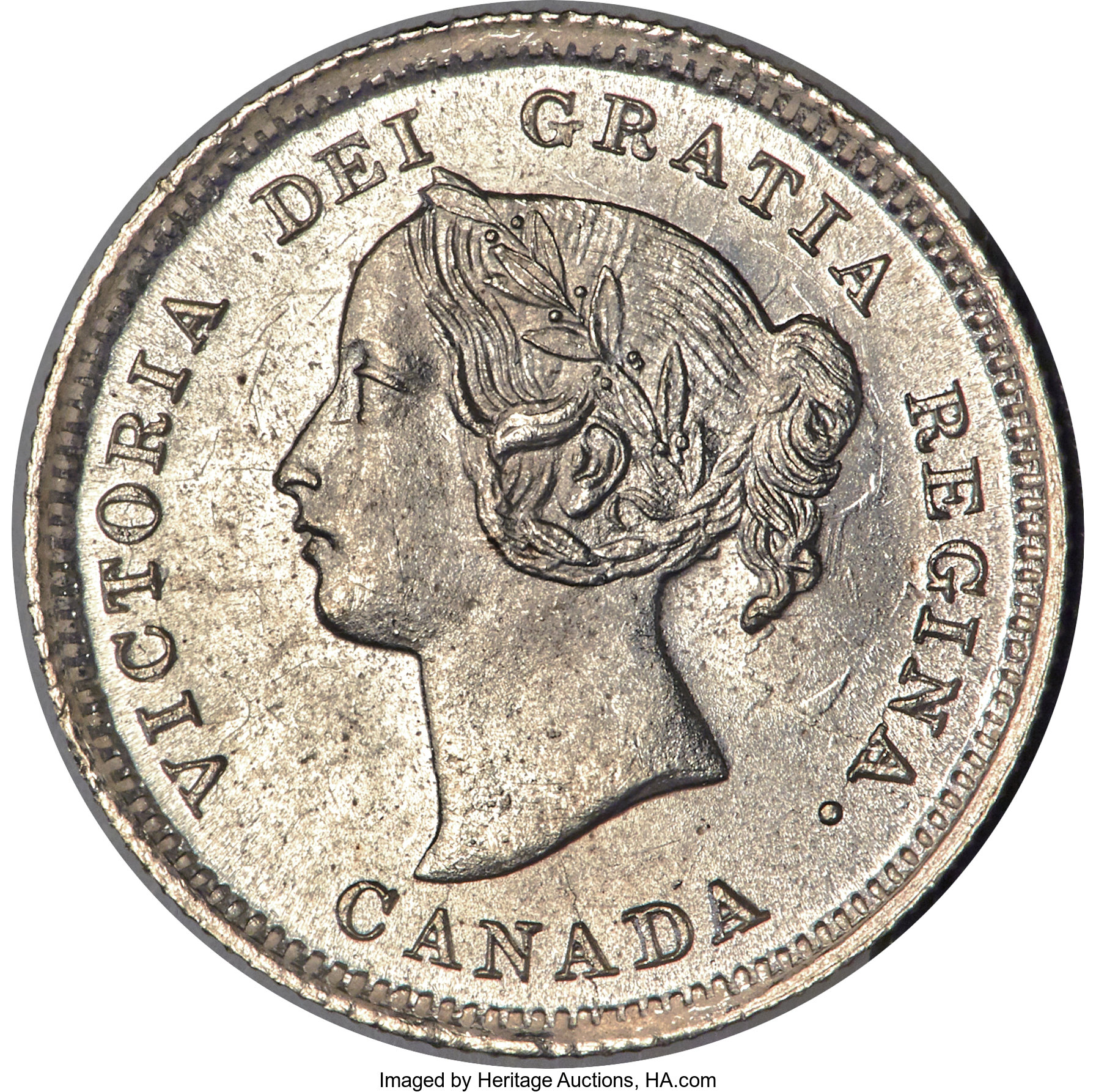 image for: Victoria 5 Cents 1892 MS66 PCGS