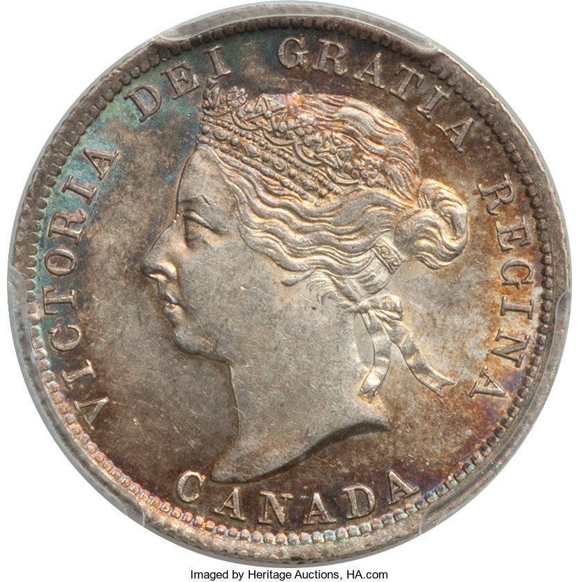 image for: Victoria 25 Cents 1901 MS62 PCGS