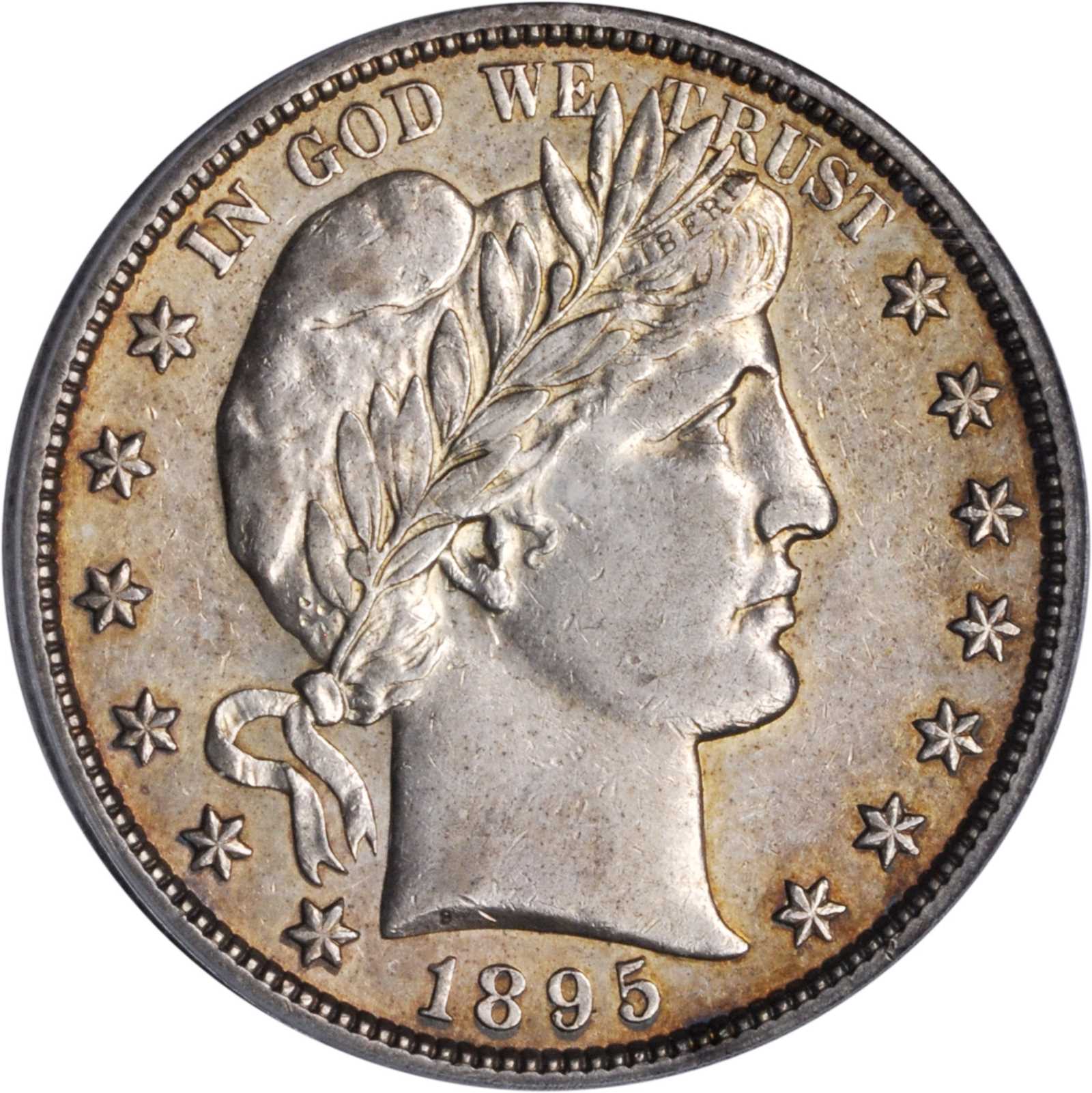 1895-S Barber Half Dollar. EF-45 (PCGS).