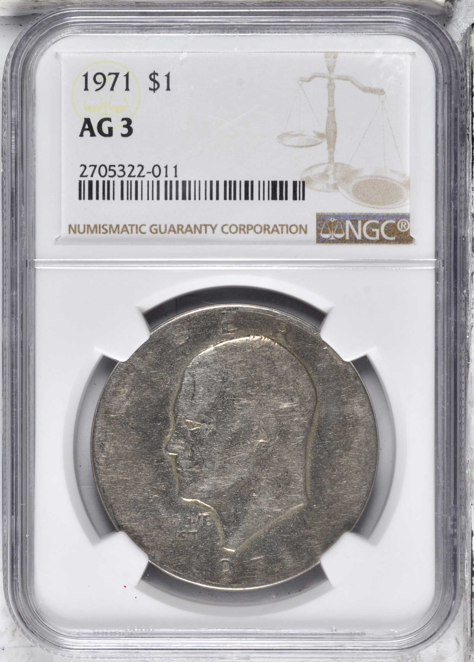 1971 $1 VF20 thumbnail 4