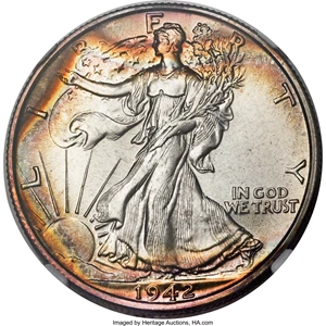 image for: 1942 50C PR69 NGC....