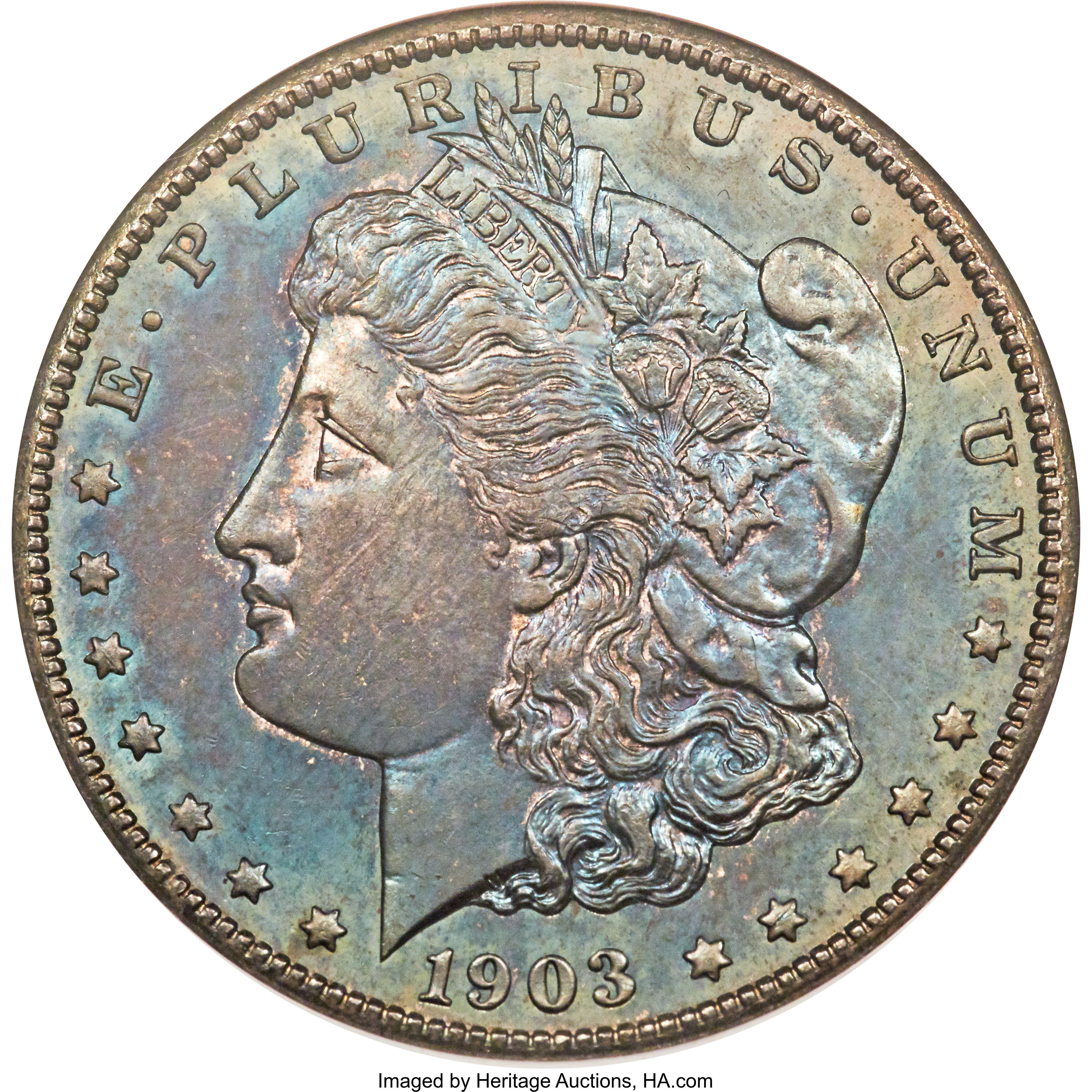 image for: 1903-S $1 MS63 Prooflike NGC....