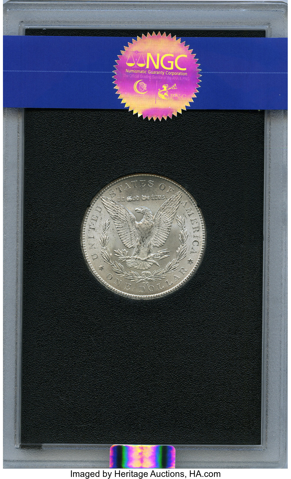 1879-CC $1  GSA Hoard, Hard package, Capped Die MS63 CAC thumbnail 11