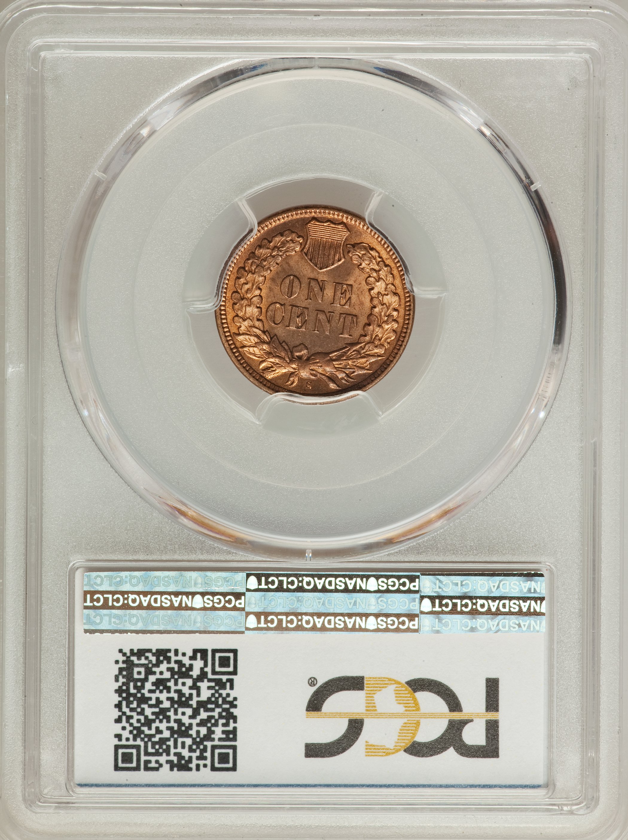 1908-S 1c MS RD MS63 RD thumbnail 3