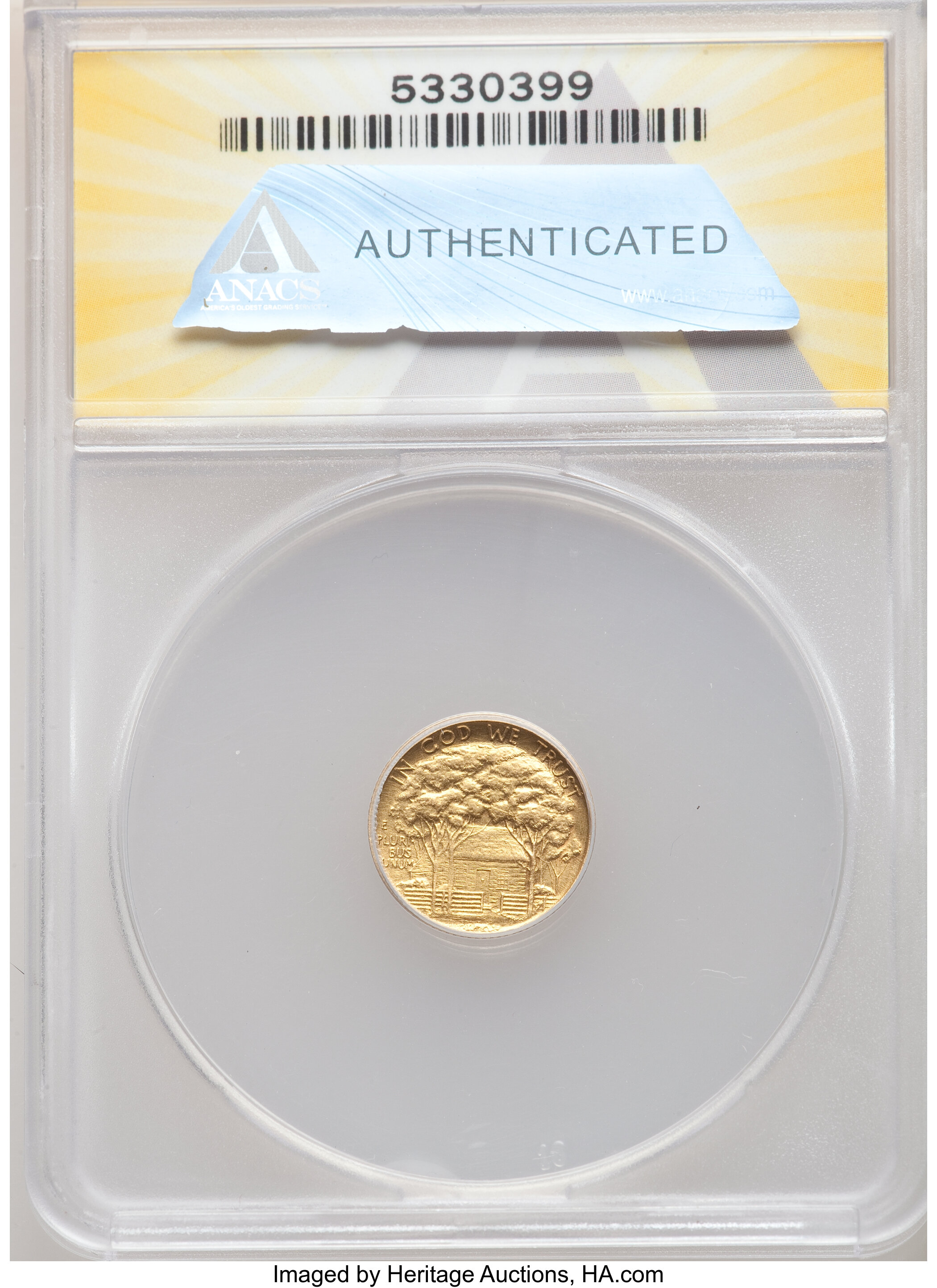 1922 G$1 Grant Memorial, without Star AU53 thumbnail 4