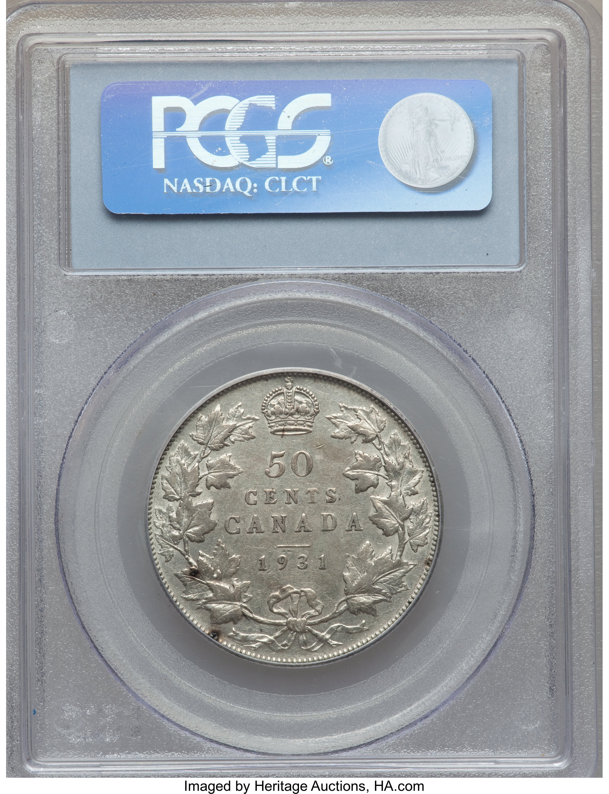 image for: George V 50 Cents 1931 XF45 PCGS