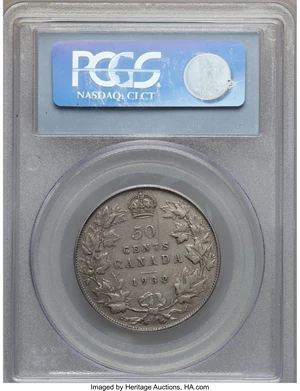 image for: George V 50 Cents 1932 VF25 PCGS