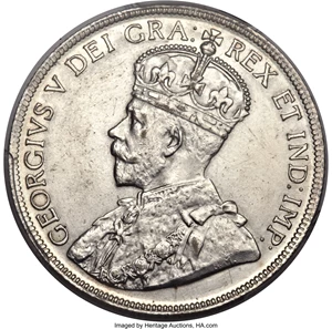 image for: George V 50 Cents 1932