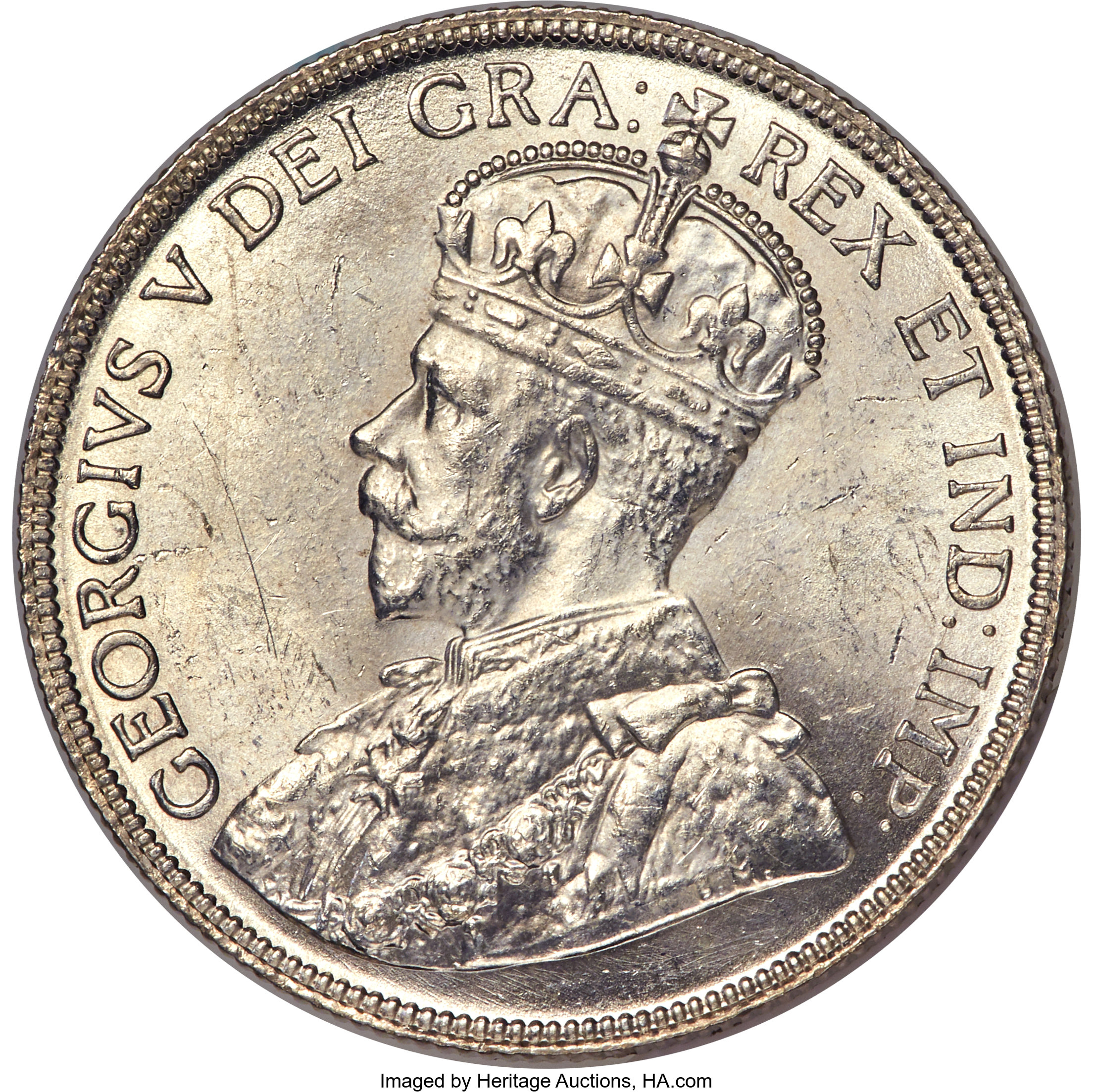 image for: George V 50 Cents 1931 MS64 PCGS
