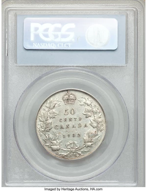 image for: George V 50 Cents 1932 XF45 PCGS