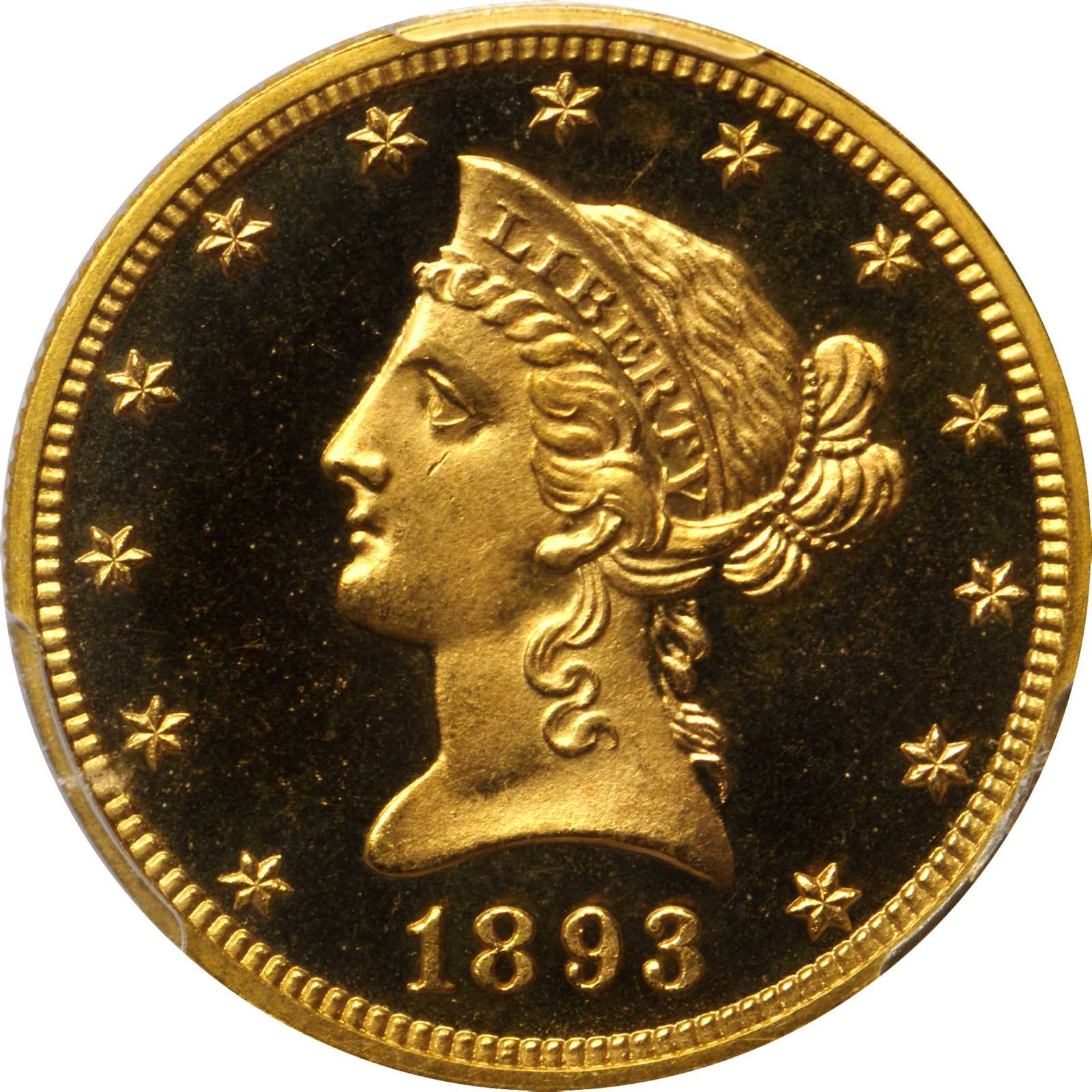 1893 10 Liberty Gold Proof Coin Pricing Guide The Greysheet