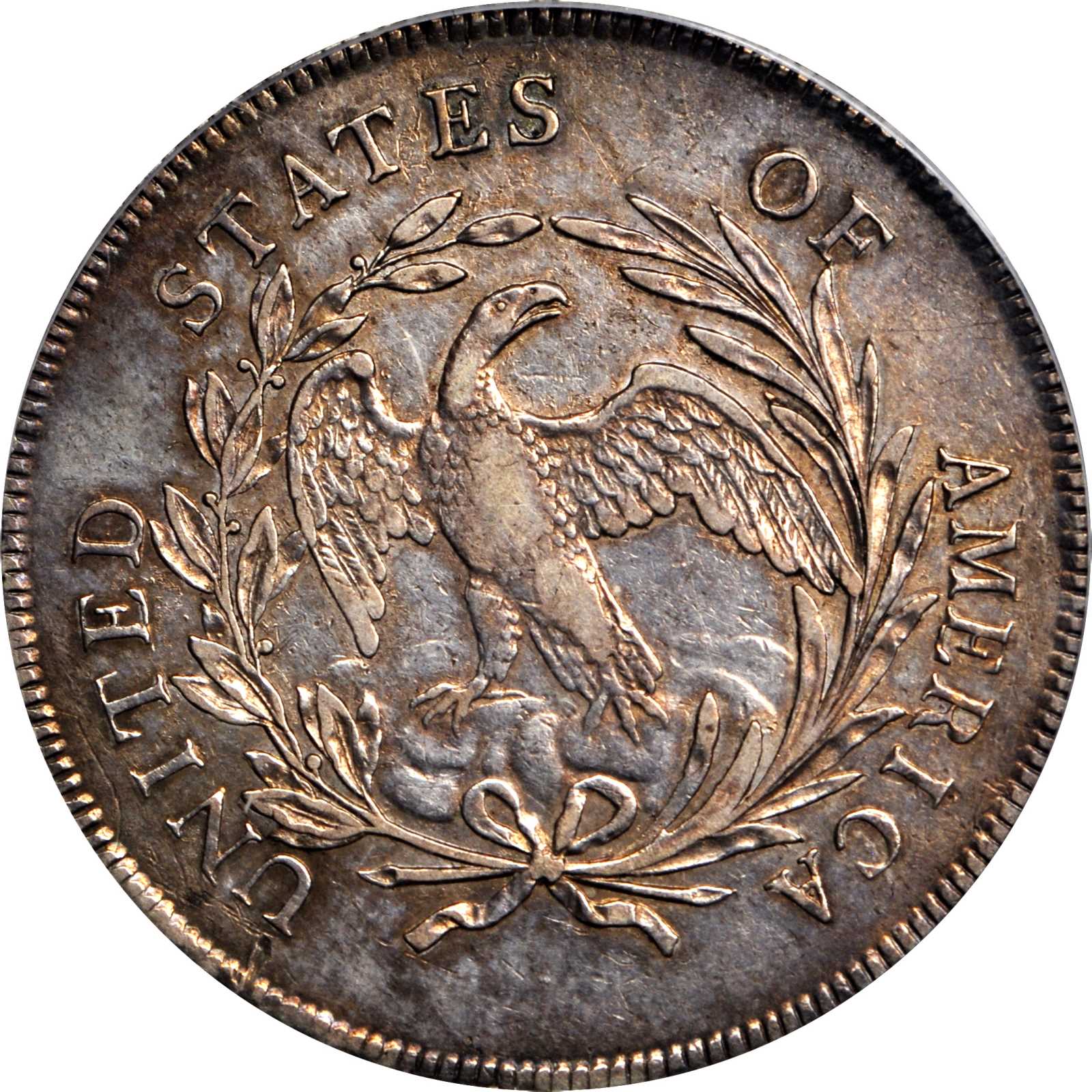 image for: 1796 Draped Bust Silver Dollar. B-2, BB-63. Rarity-4. Small Date, Small Letters. EF-45 (PCGS).
