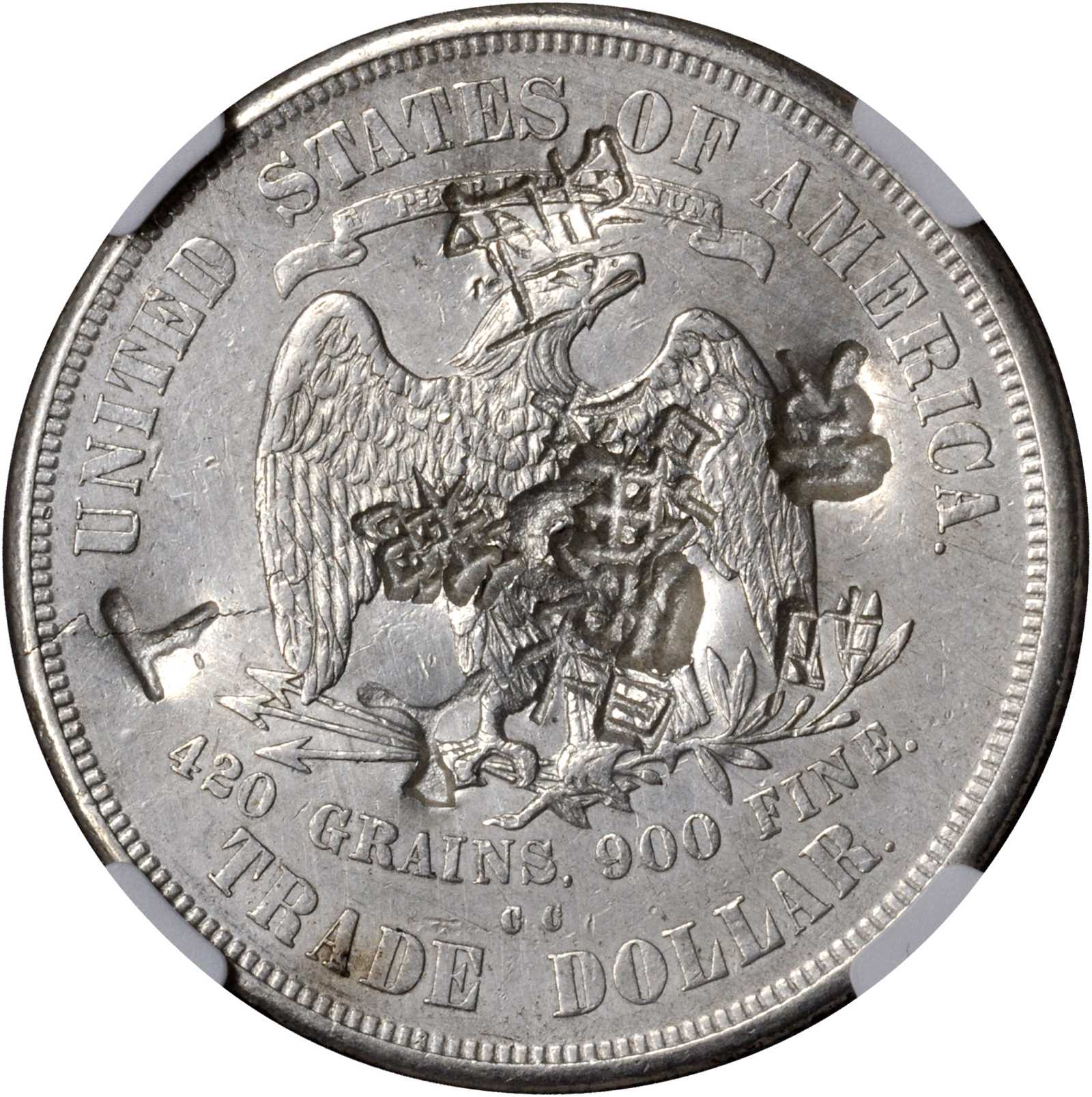 1873-CC Trade$ Chopmarked VF20 thumbnail 6