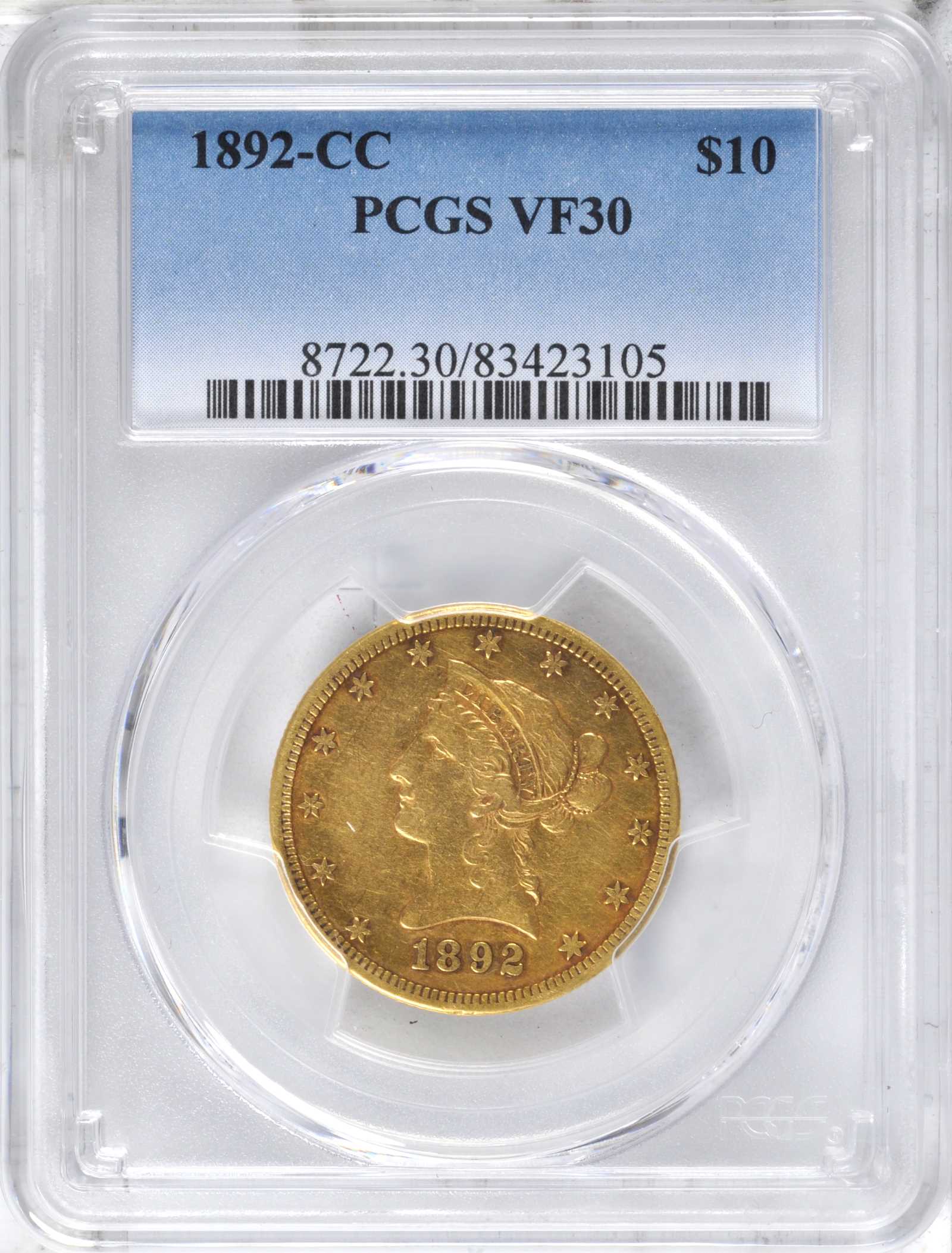 1892-CC $10 VG10 thumbnail 15