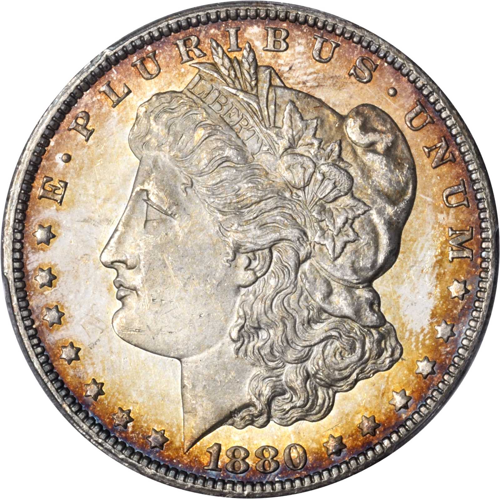 image for: 1880/79-CC Morgan Silver Dollar. VAM-4. Top 100 Variety. Reverse of 1878. MS-63 DMPL (PCGS).