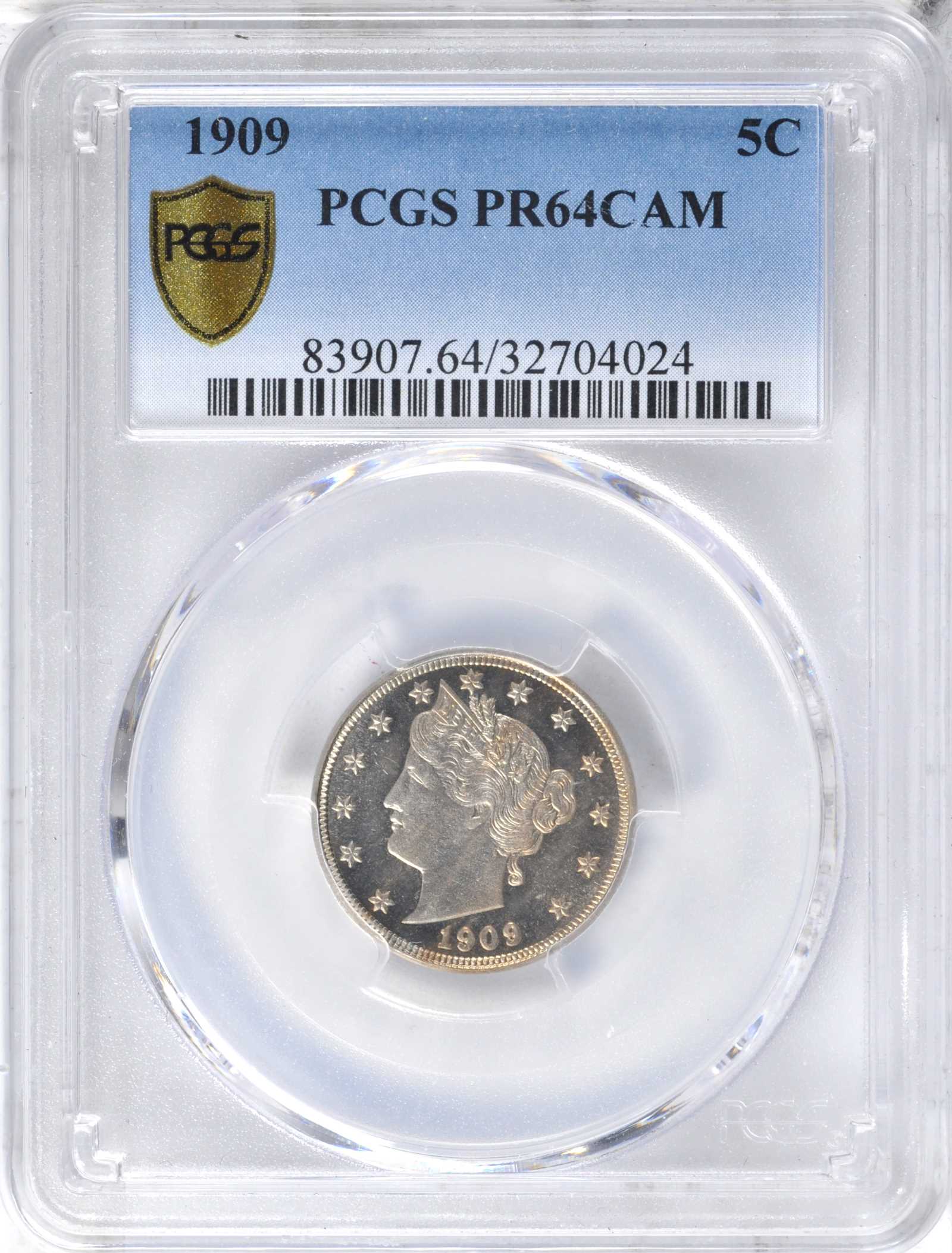 1909 5c PR CAM PR63 CAM thumbnail 13