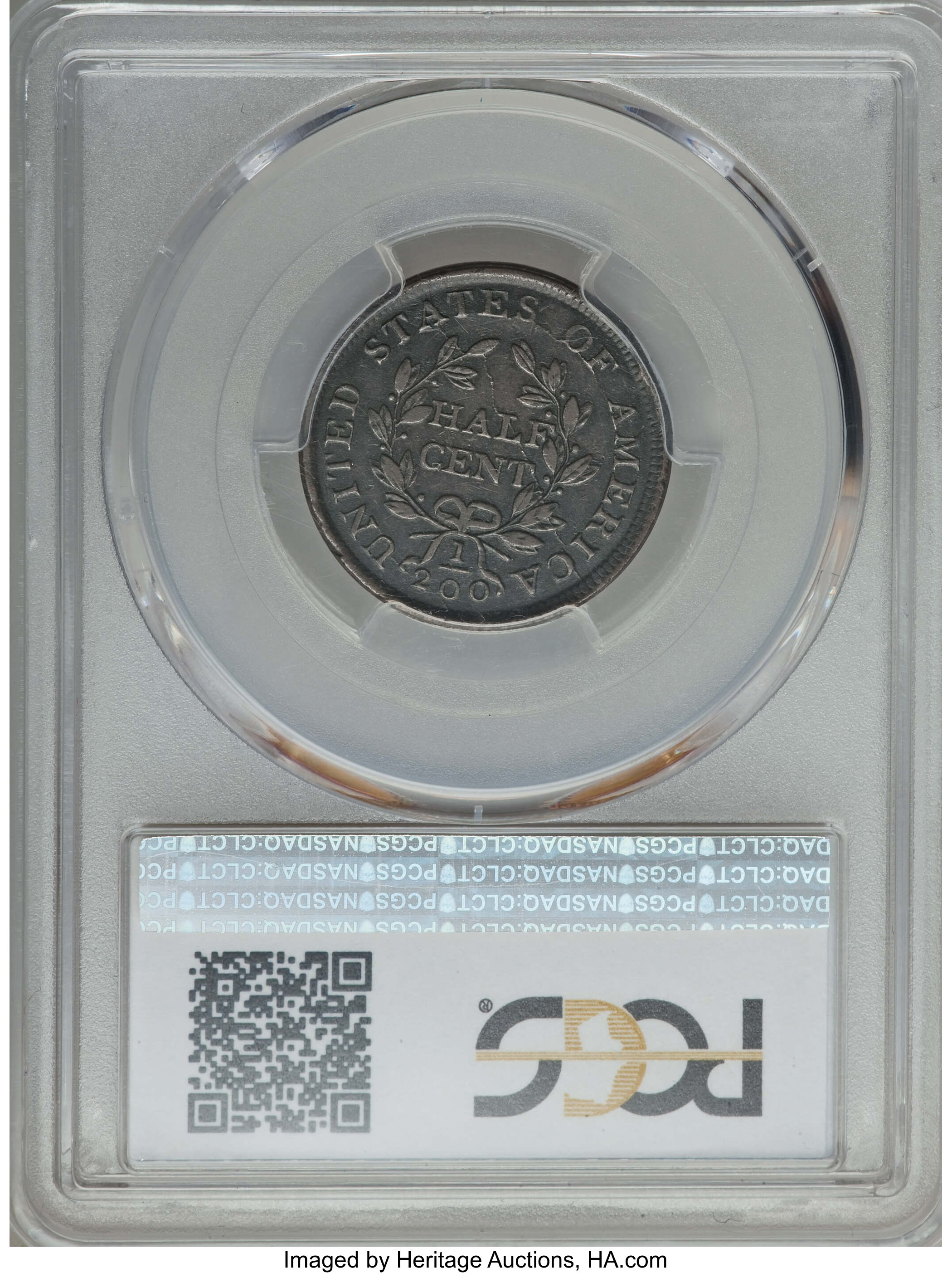 1804 1/2c Spiked Chin, C-5 MS BN VF20 BN thumbnail 18