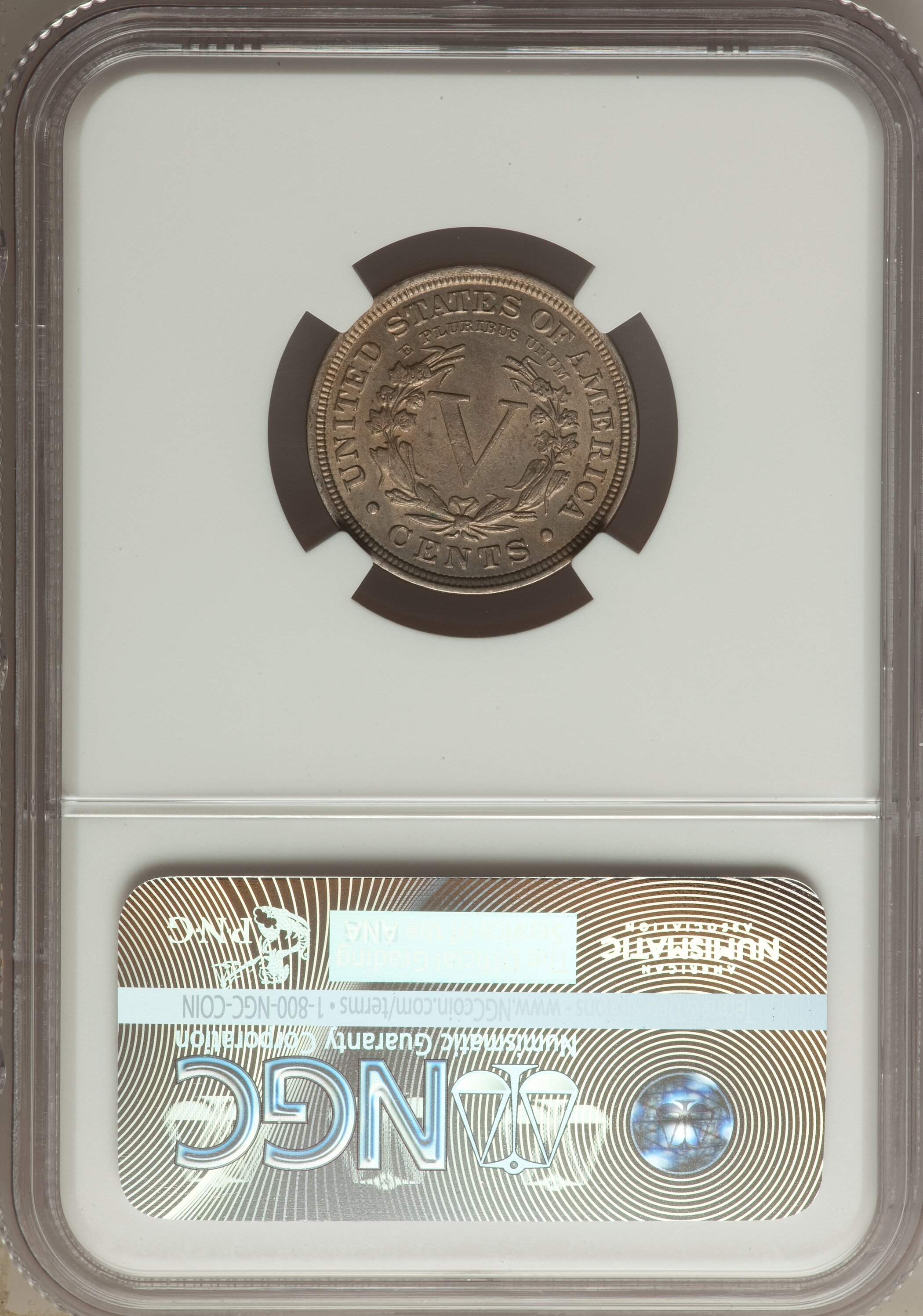 1912 5c MS61 thumbnail 2