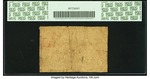 image for: Virginia May 5, 1777 $4 PCGS Apparent Very Fine 20....