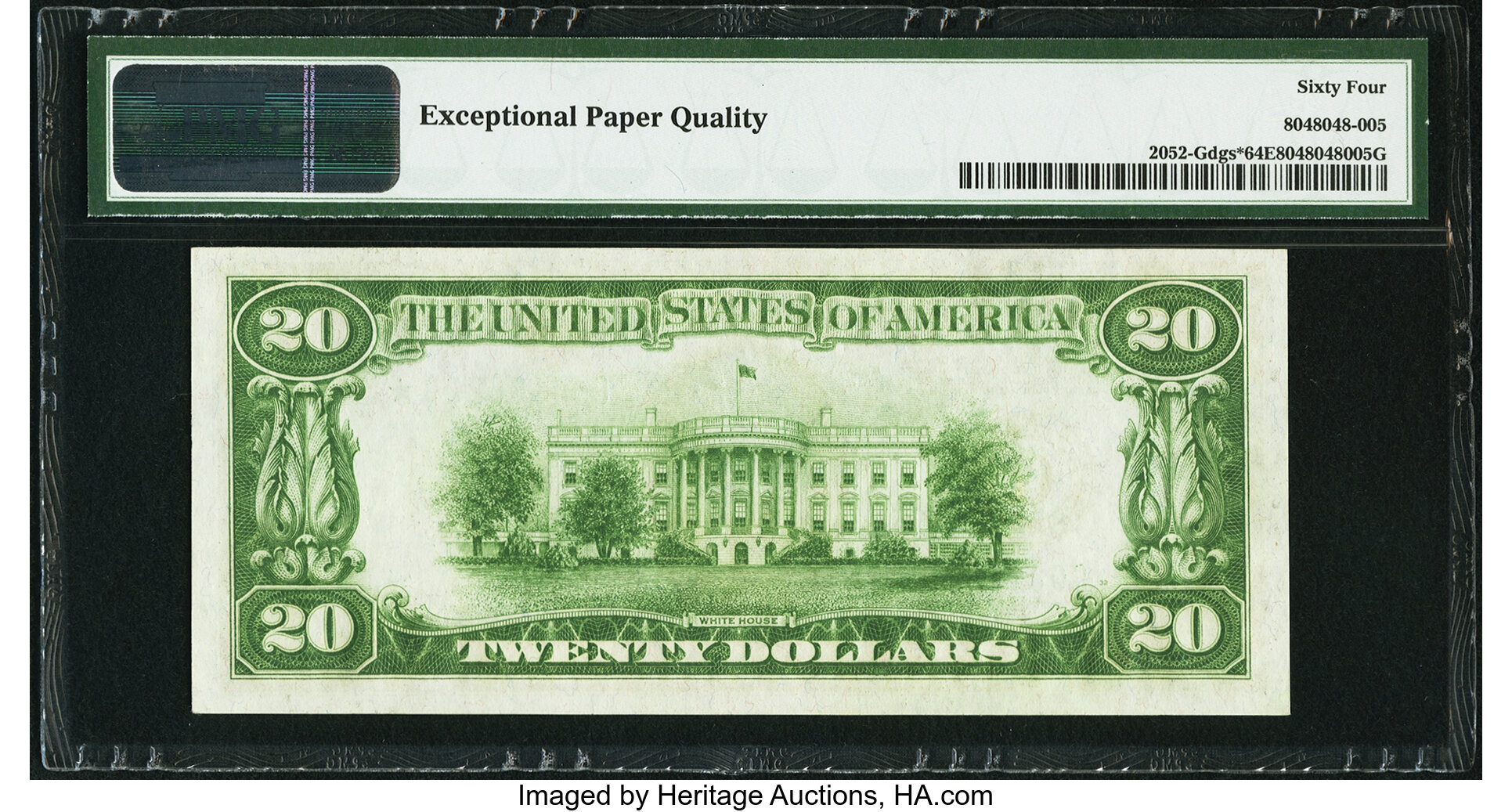 image for: Fr. 2052-G* $20 1928B Federal Reserve Note. PMG Choice Uncirculated 64 EPQ....