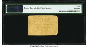 image for: New Hampshire June 28, 1776 4s PMG Very Fine 30....