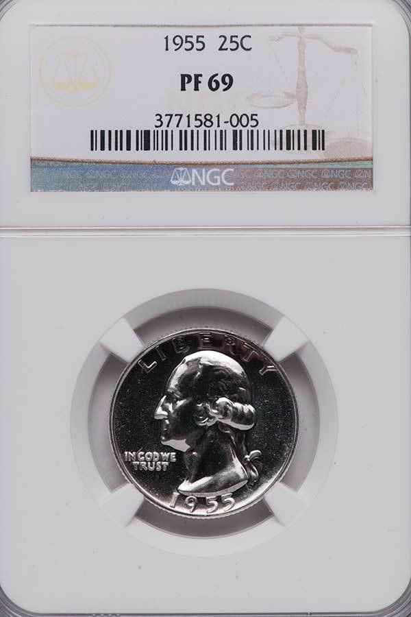 image for: PROOF SET 1955 NGC PR69