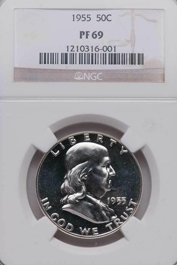 image for: PROOF SET 1955 NGC PR69