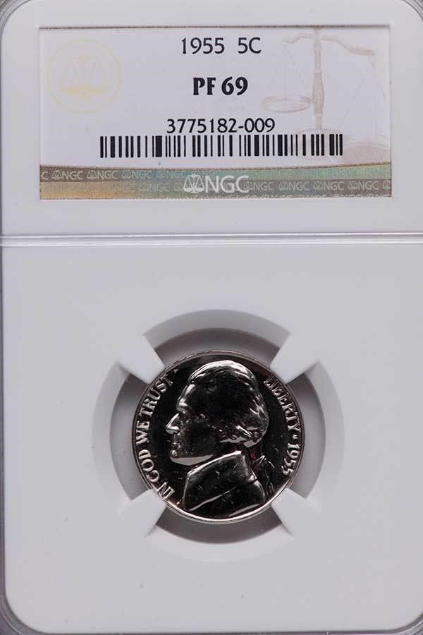 image for: PROOF SET 1955 NGC PR69