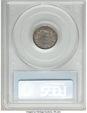 image for: Victoria 10 Cents 1899 XF40 PCGS