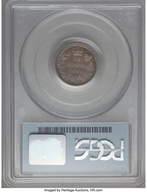 image for: Victoria 10 Cents 1884 F15 PCGS