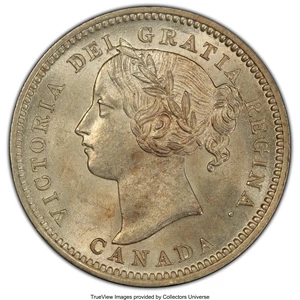 image for: Victoria 10 Cents 1900 MS63 PCGS