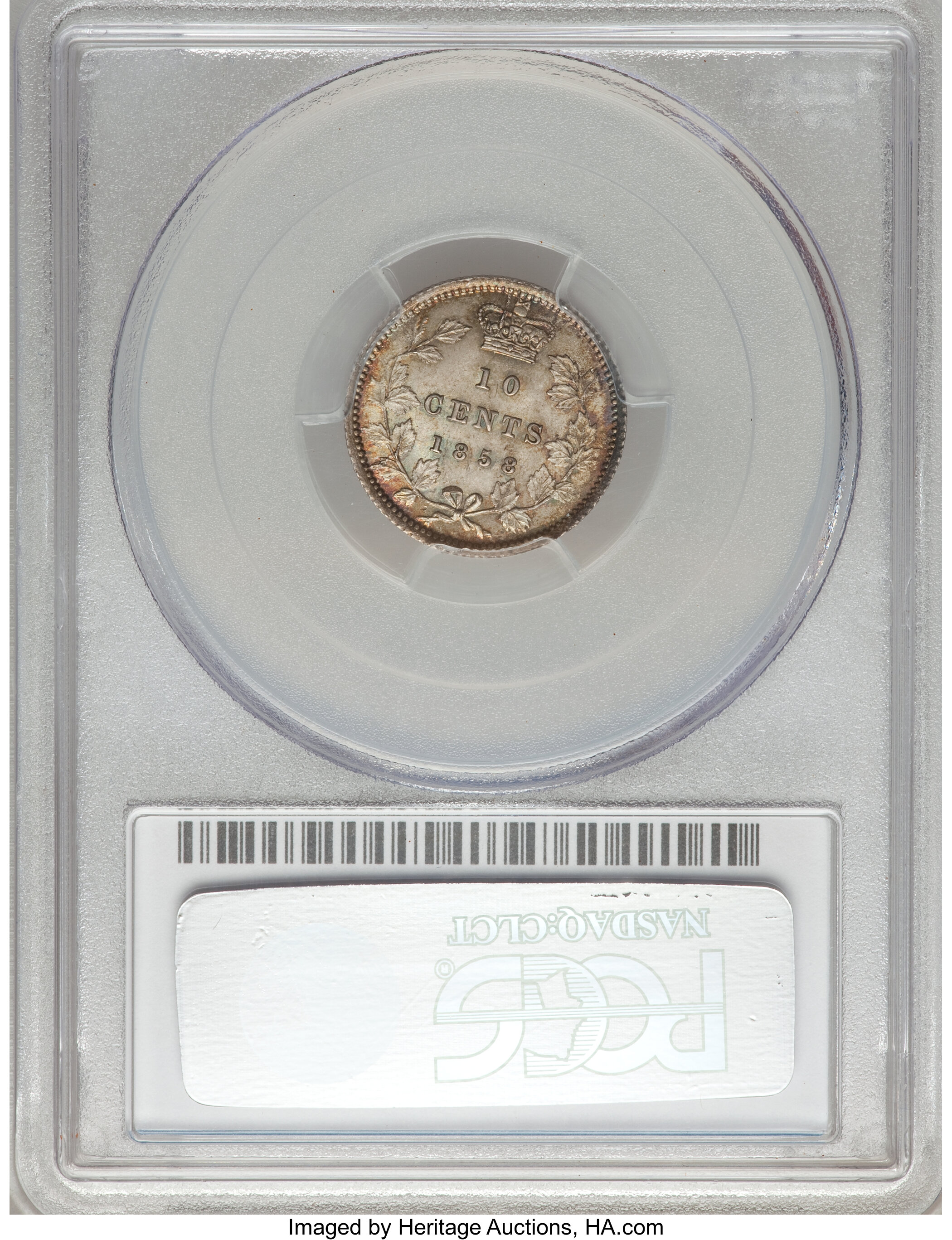 image for: Victoria 10 Cents 1858