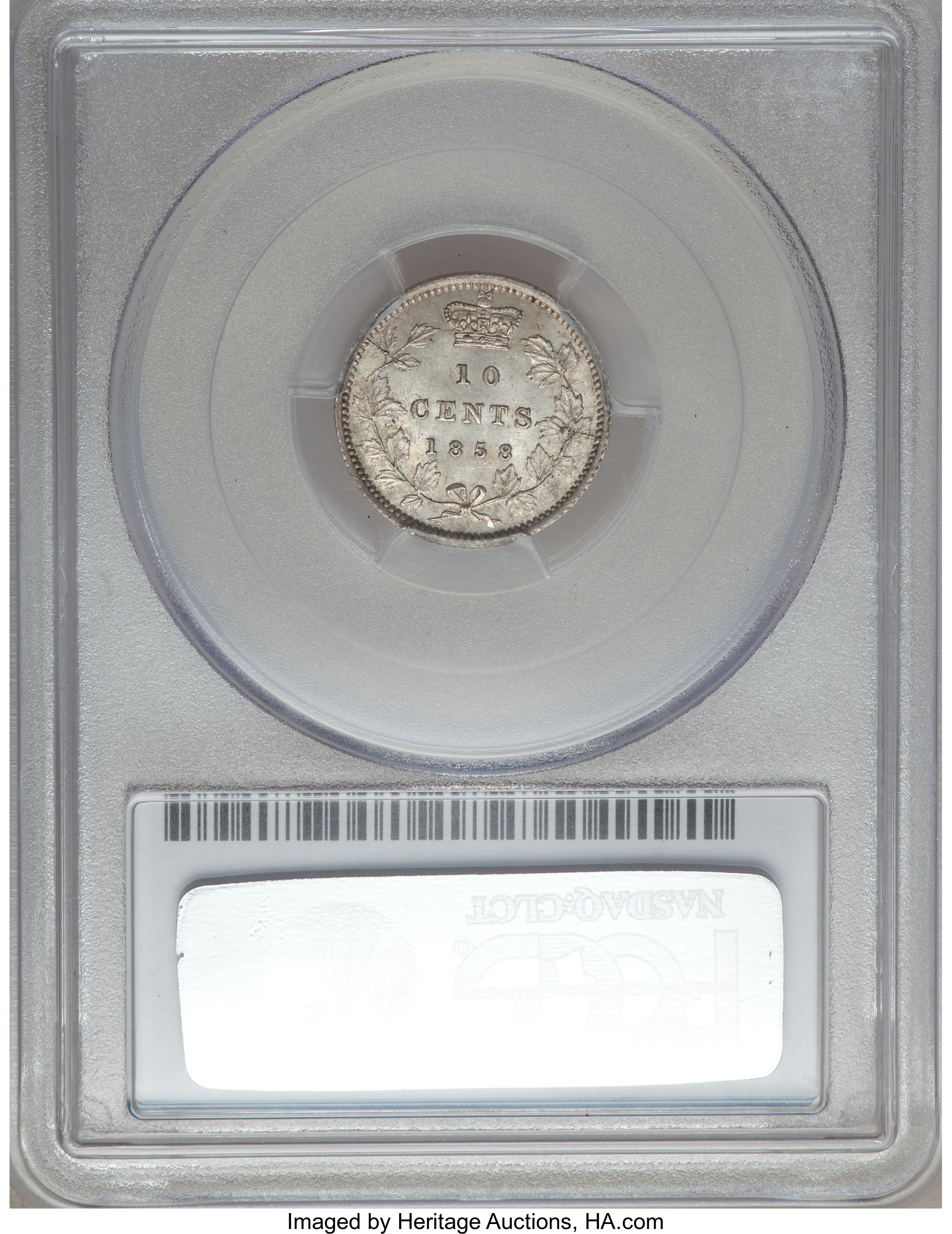 image for: Victoria 10 Cents 1858