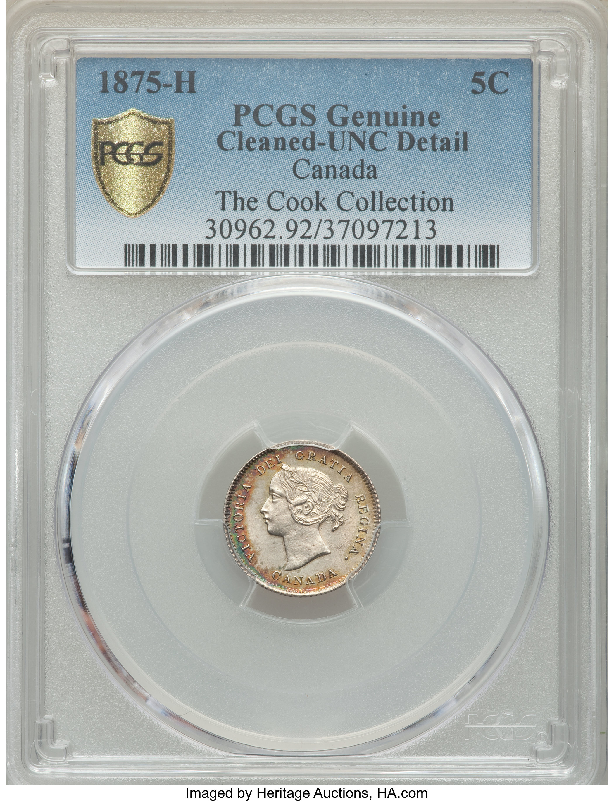 1875-H 5c Small Date F15 thumbnail 12