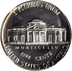 image for: 1971 No S Jefferson Nickel. Proof-69 * (NGC).