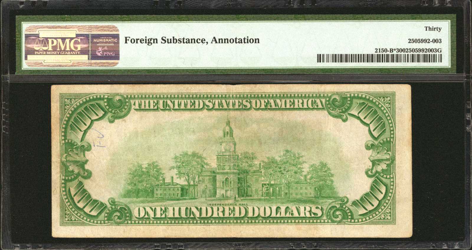 image for: Fr. 2150-B*. 1928 $100 Federal Reserve Star Note. New York. PMG Very Fine 30.
