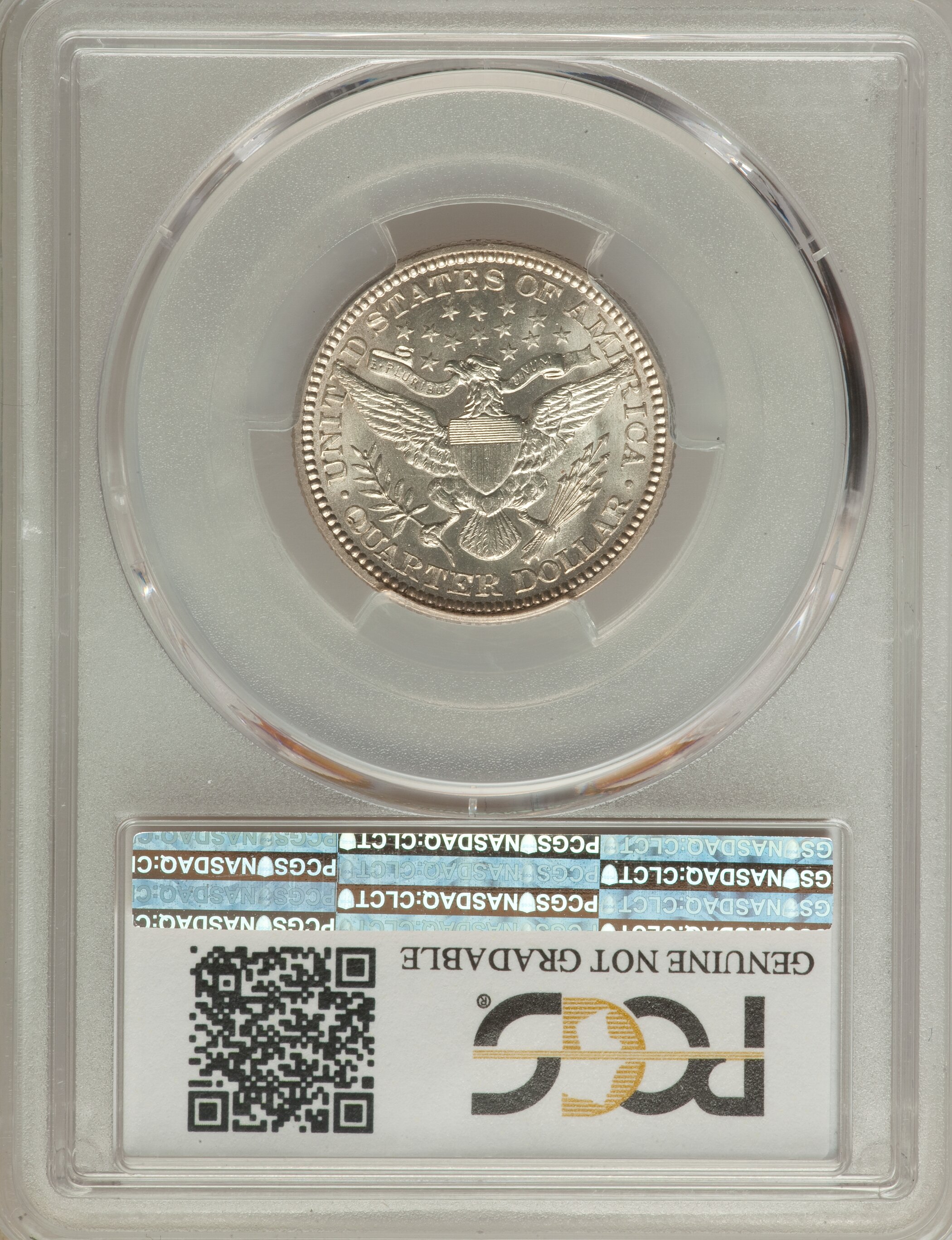1911 25c MS60 CAC thumbnail 2