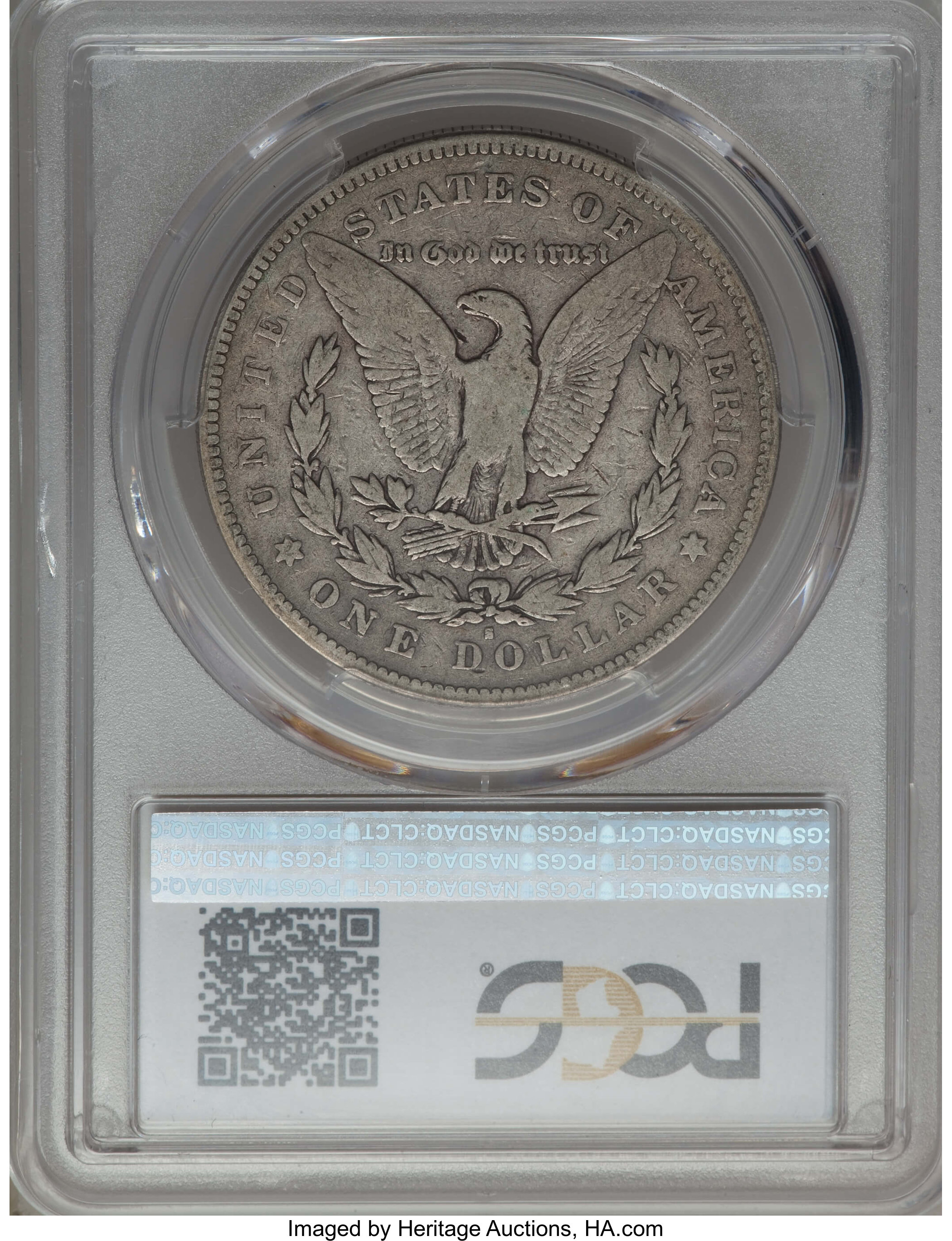 image for: 1878-S $1 Long Arrow Shaft, VAM-59, VG10 PCGS. TOP-100. PCGS Population: (2/31). NGC Census: (0/0)....