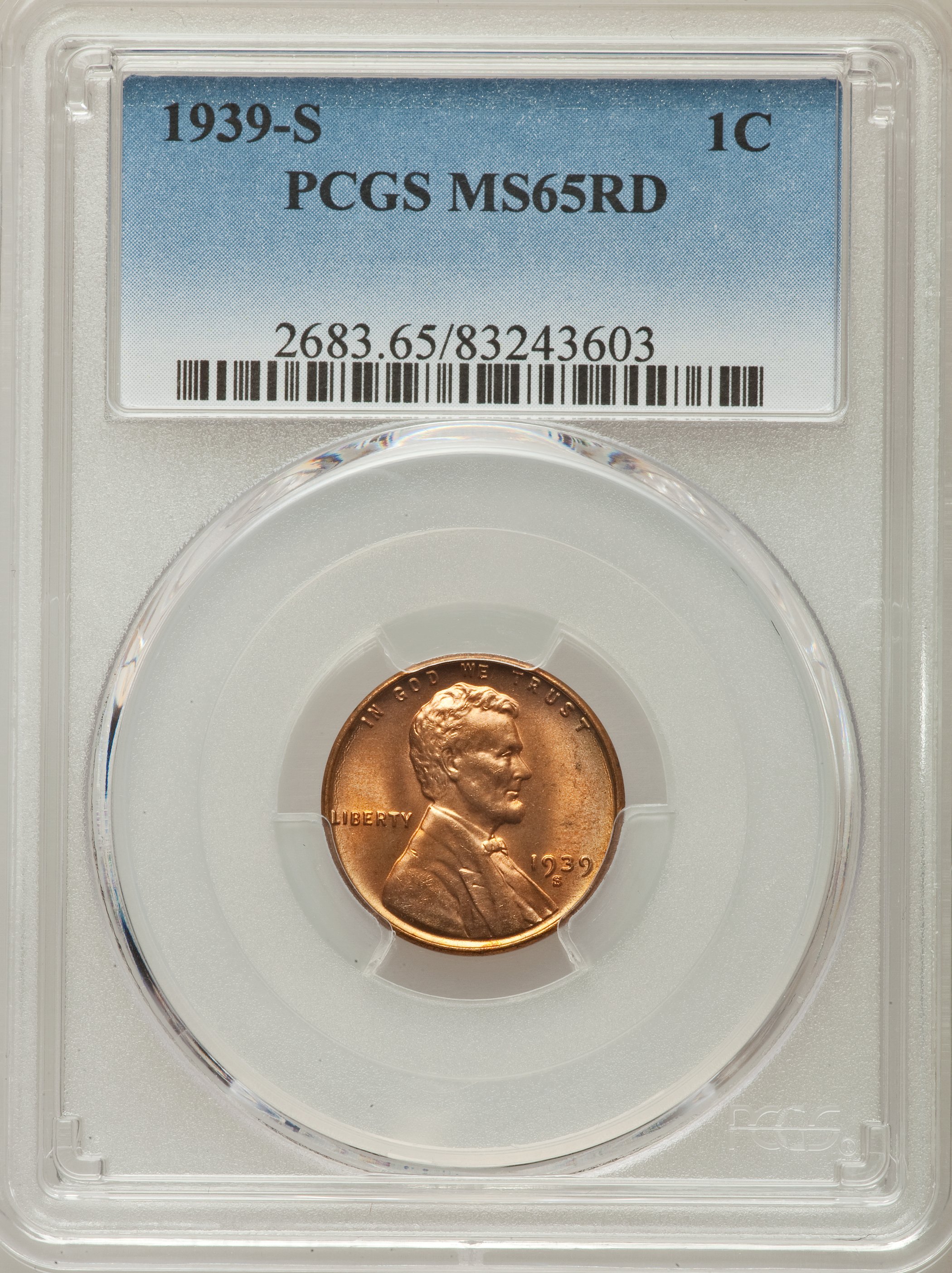 1939-S 1c MS RD MS63 RD CAC thumbnail 18