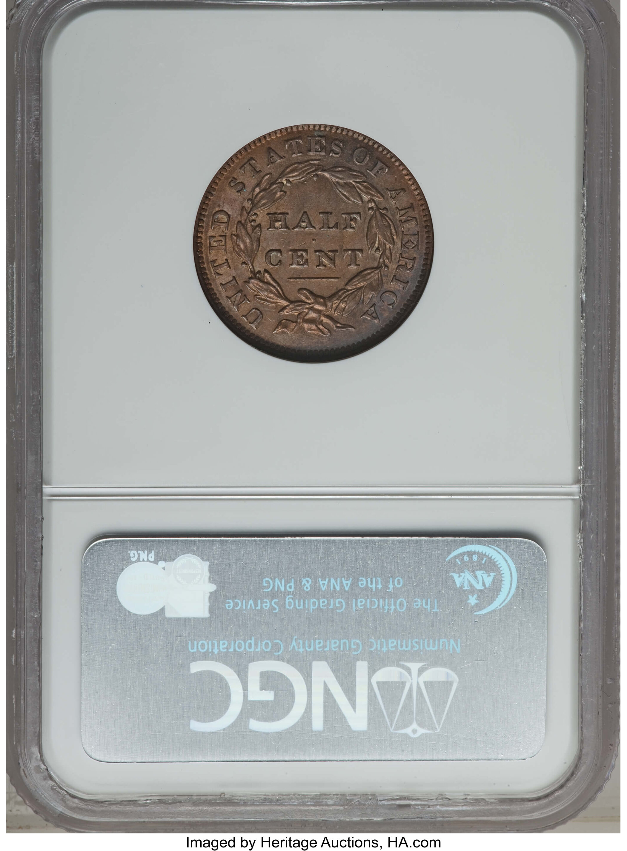 1832 1/2c C-2 MS BN MS62 BN thumbnail 6